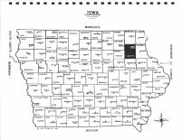 Iowa State Map, Fayette County 1995